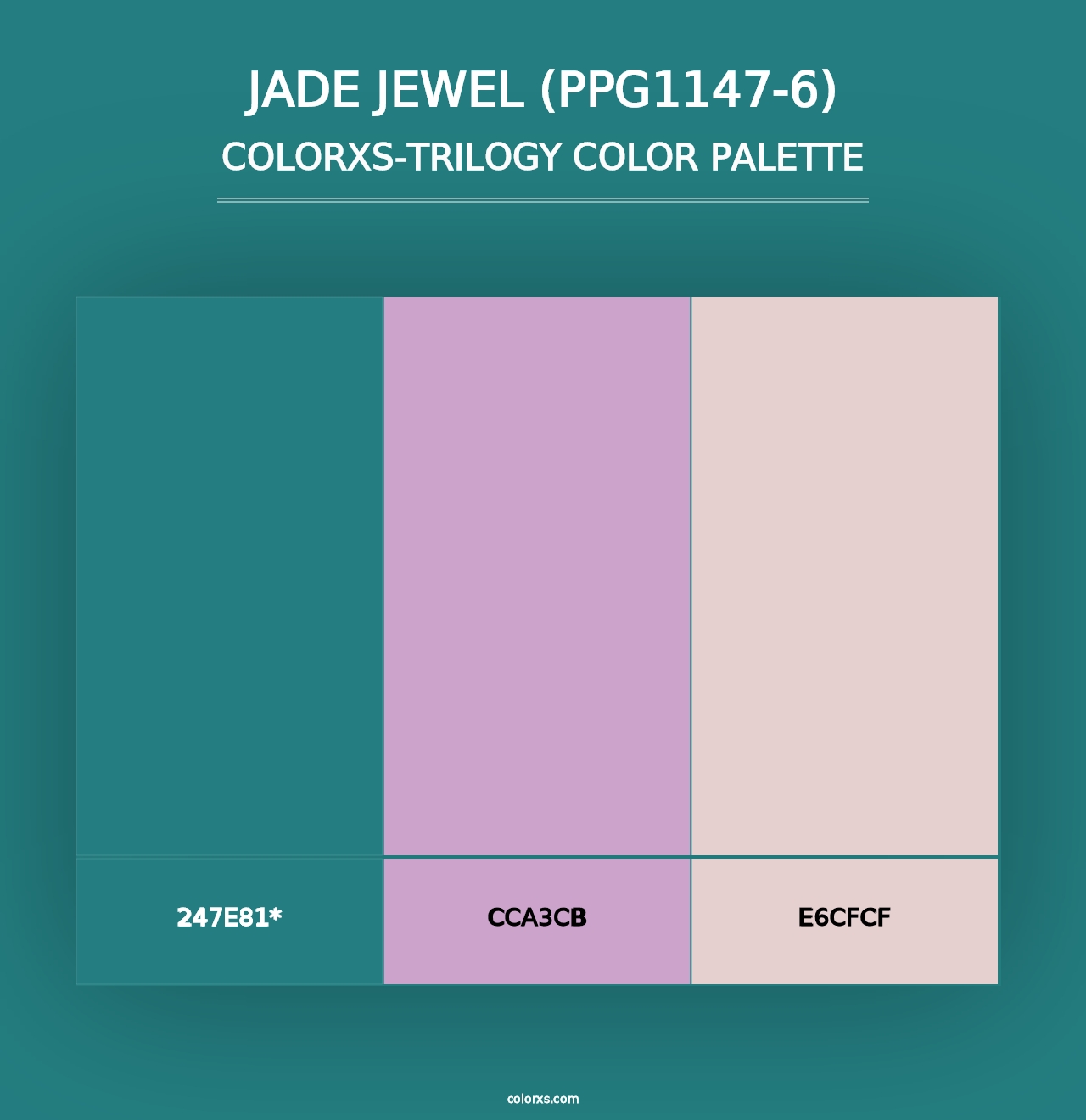 Jade Jewel (PPG1147-6) - Colorxs Trilogy Palette