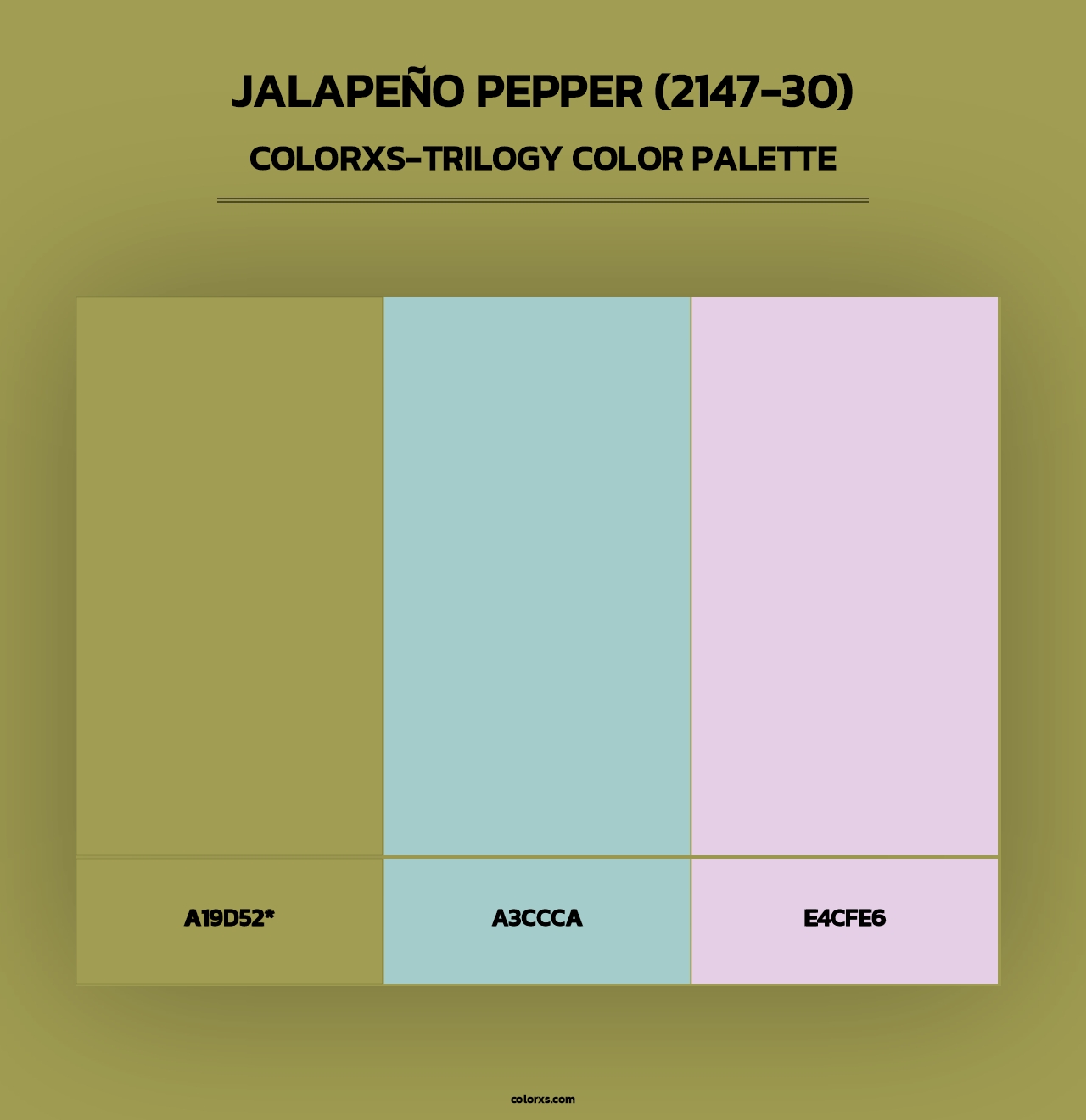 Jalapeño Pepper (2147-30) - Colorxs Trilogy Palette