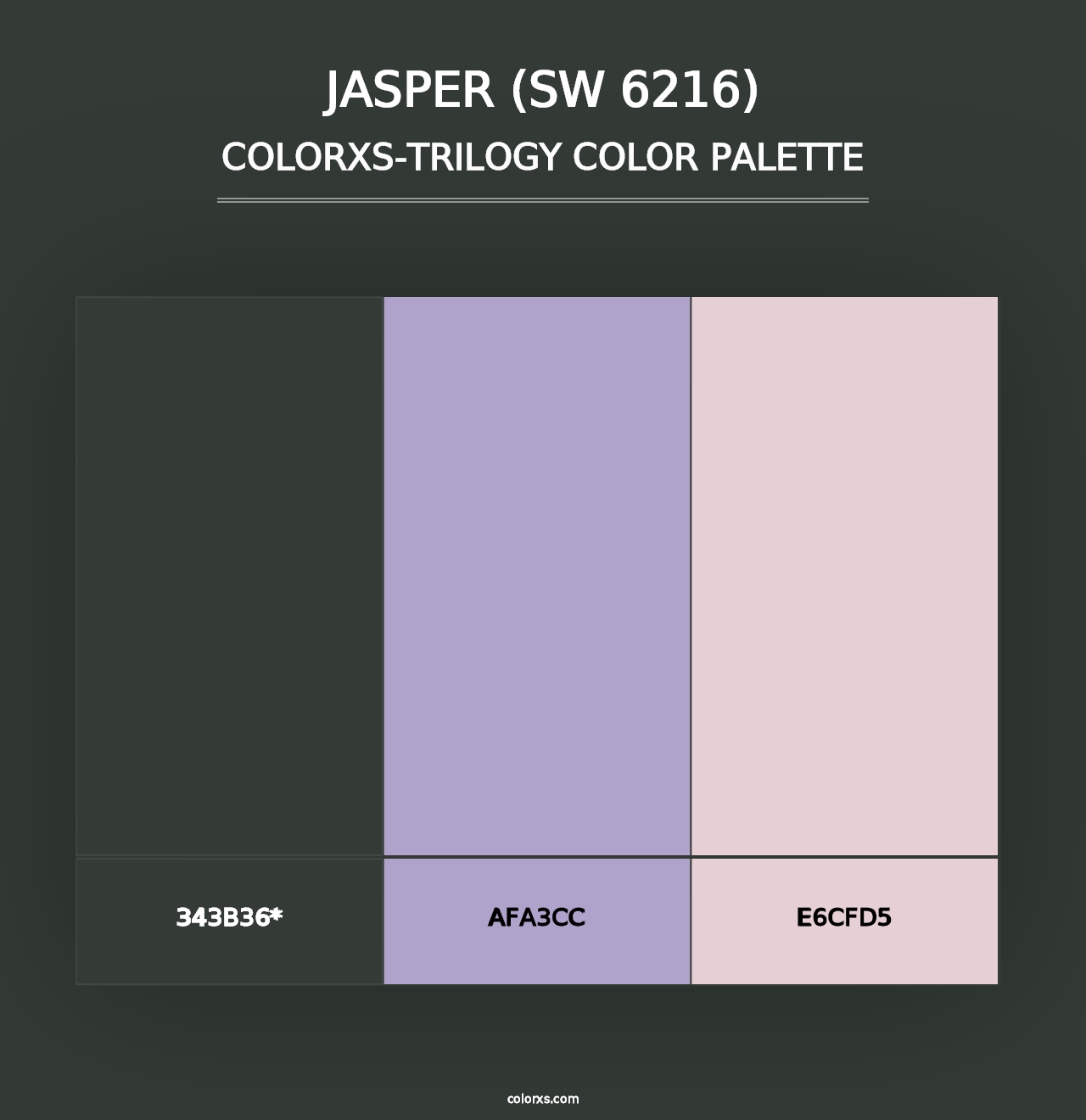 Jasper (SW 6216) - Colorxs Trilogy Palette