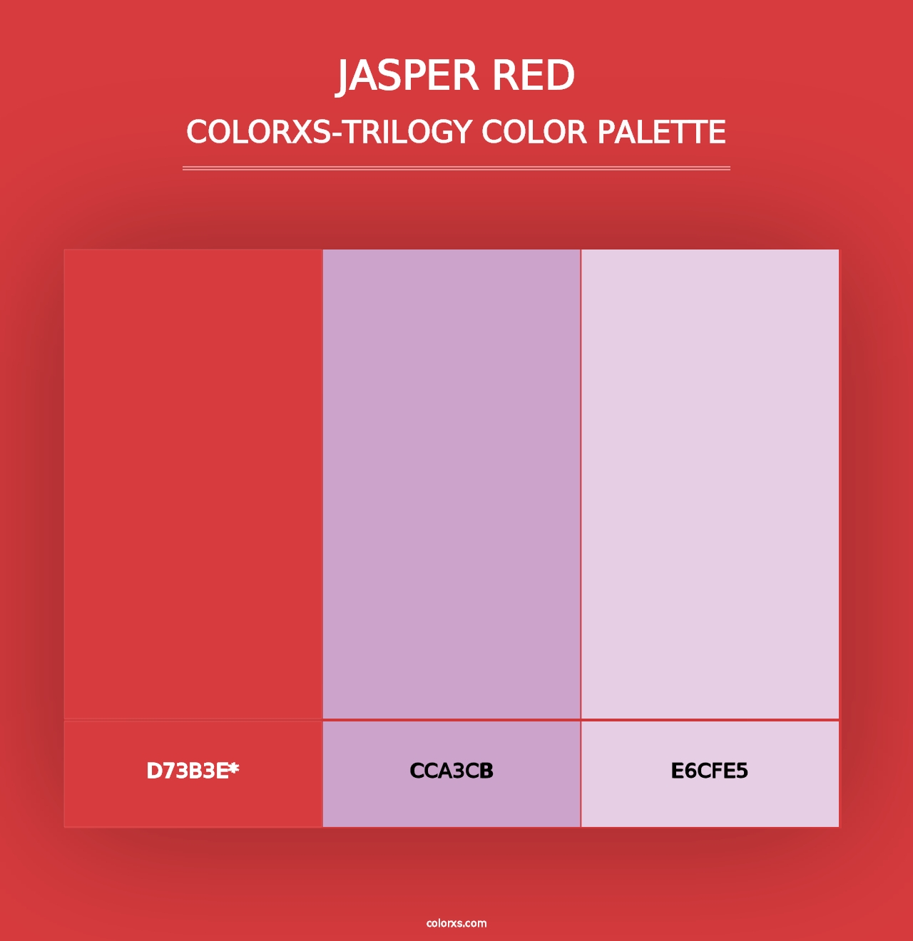 Jasper Red - Colorxs Trilogy Palette