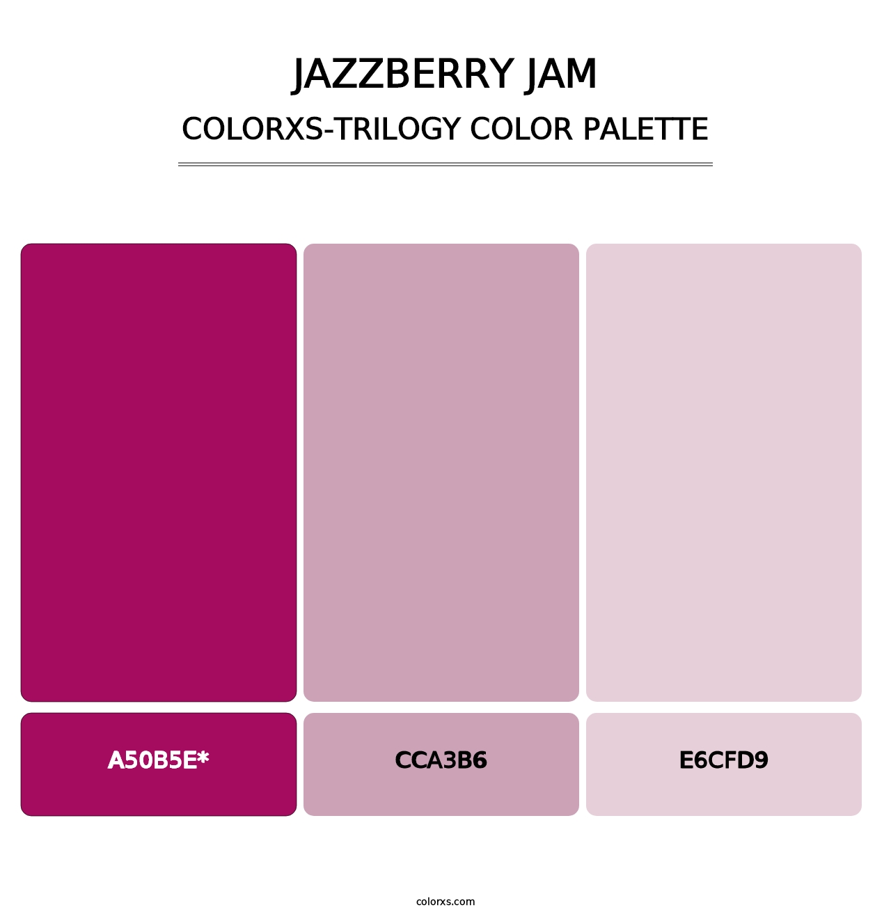 Jazzberry jam - Colorxs Trilogy Palette