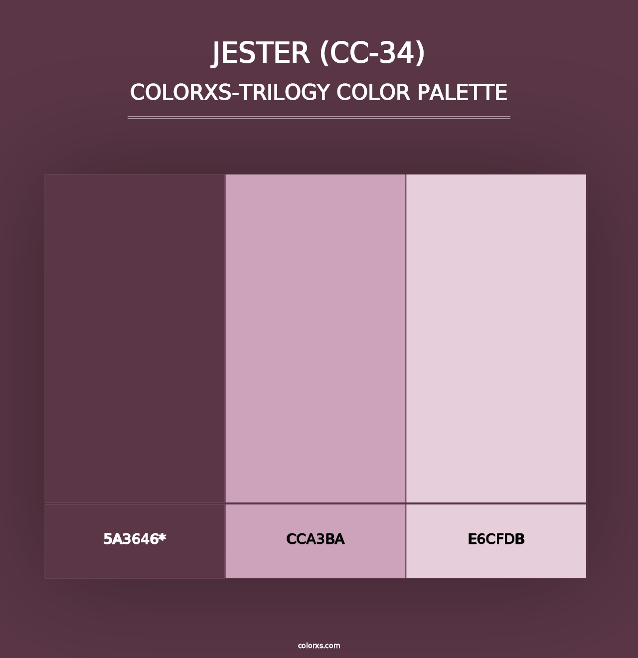 Jester (CC-34) - Colorxs Trilogy Palette