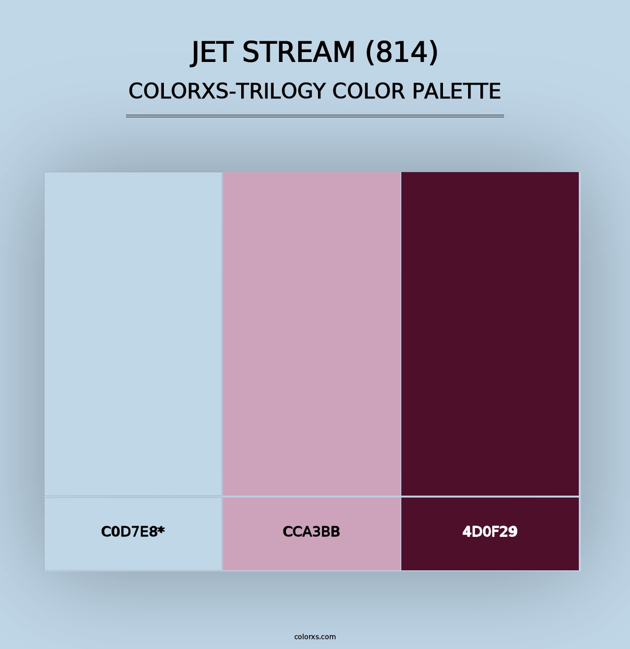 Jet Stream (814) - Colorxs Trilogy Palette