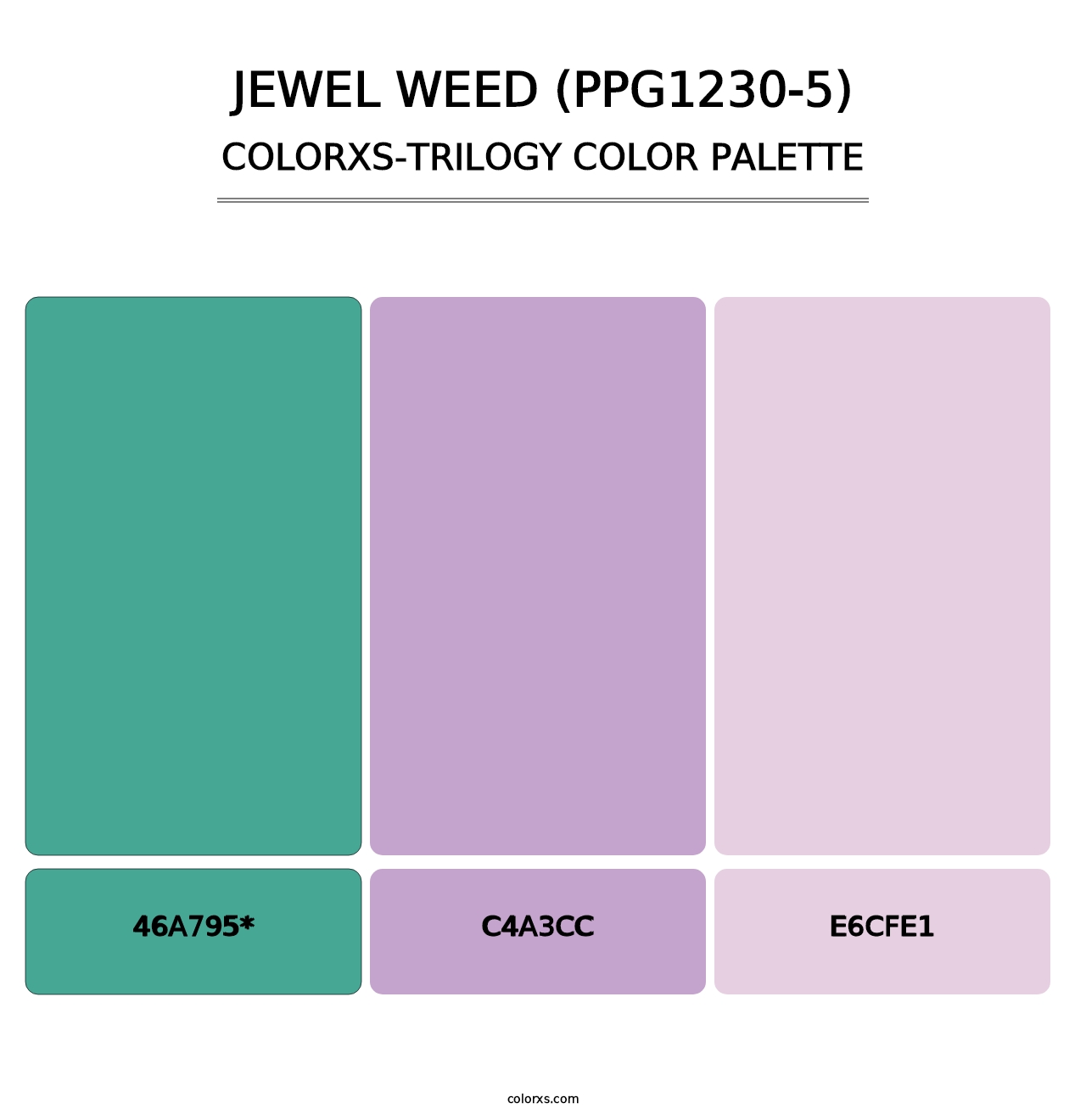 Jewel Weed (PPG1230-5) - Colorxs Trilogy Palette