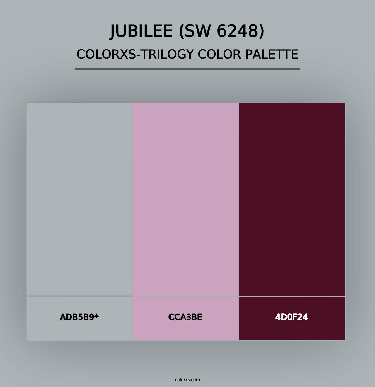 Jubilee (SW 6248) - Colorxs Trilogy Palette