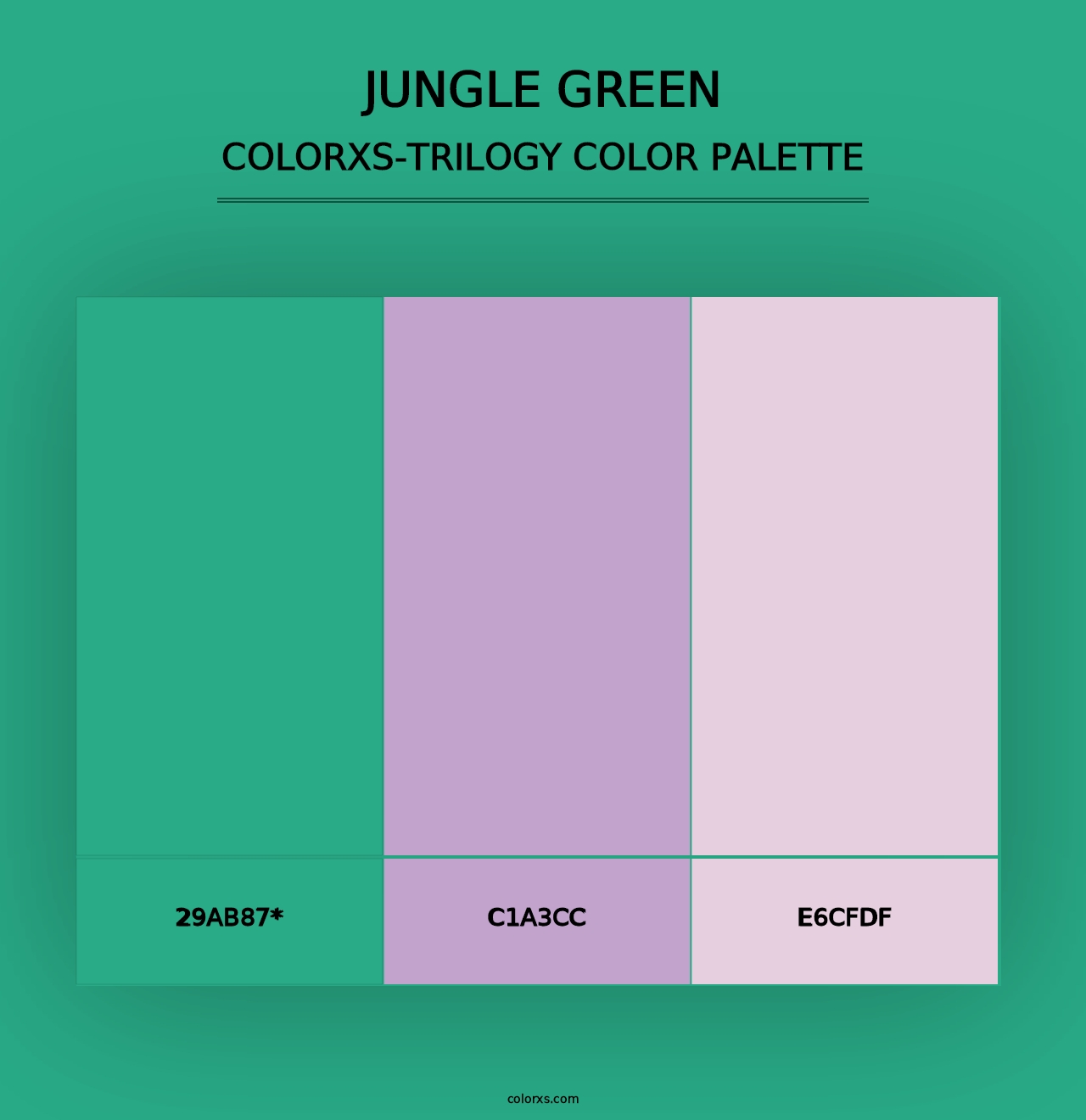 Jungle Green - Colorxs Trilogy Palette