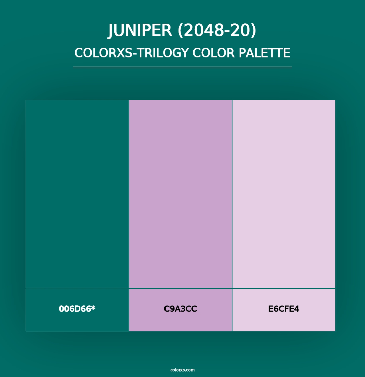 Juniper (2048-20) - Colorxs Trilogy Palette