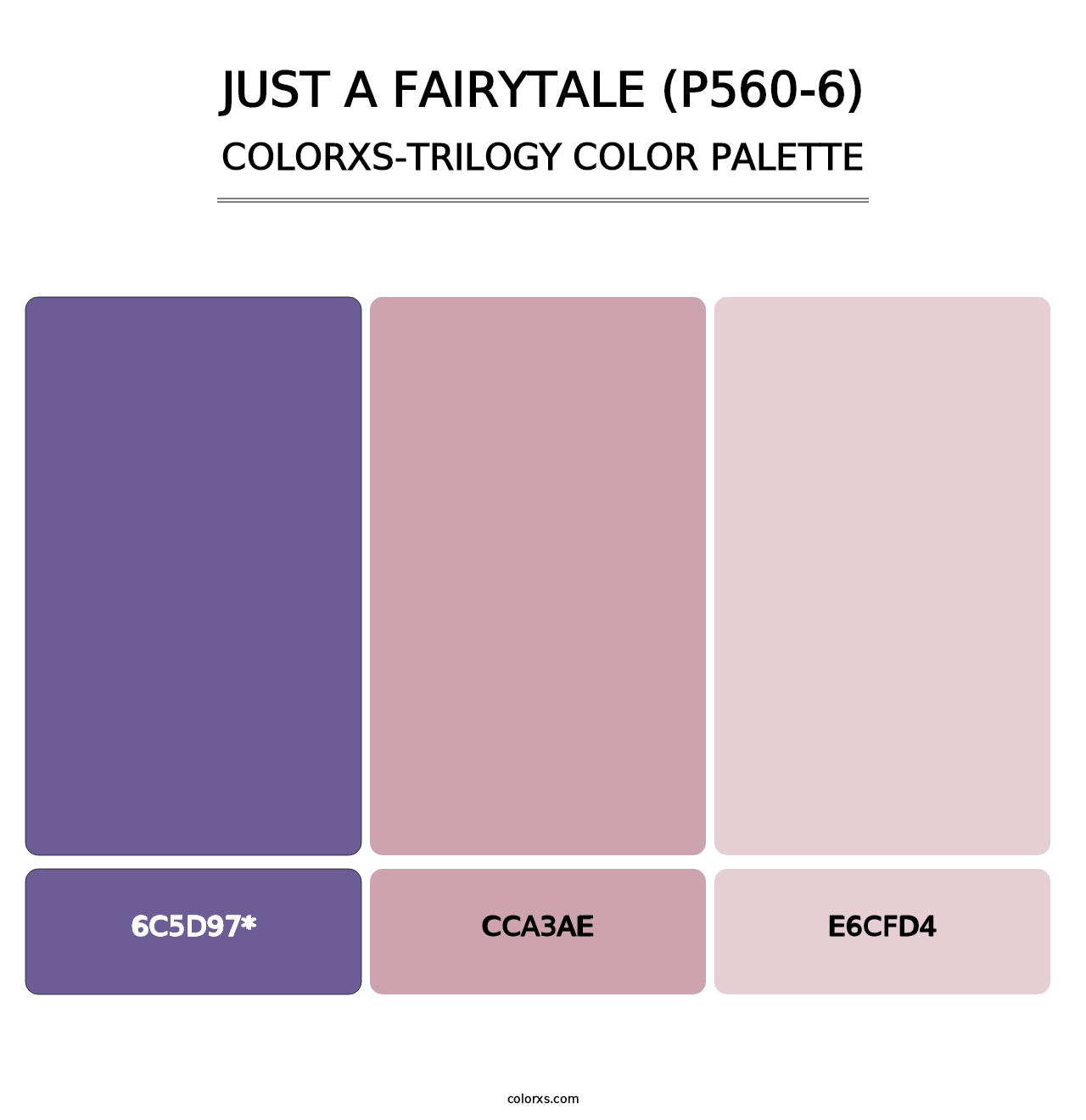 Just A Fairytale (P560-6) - Colorxs Trilogy Palette