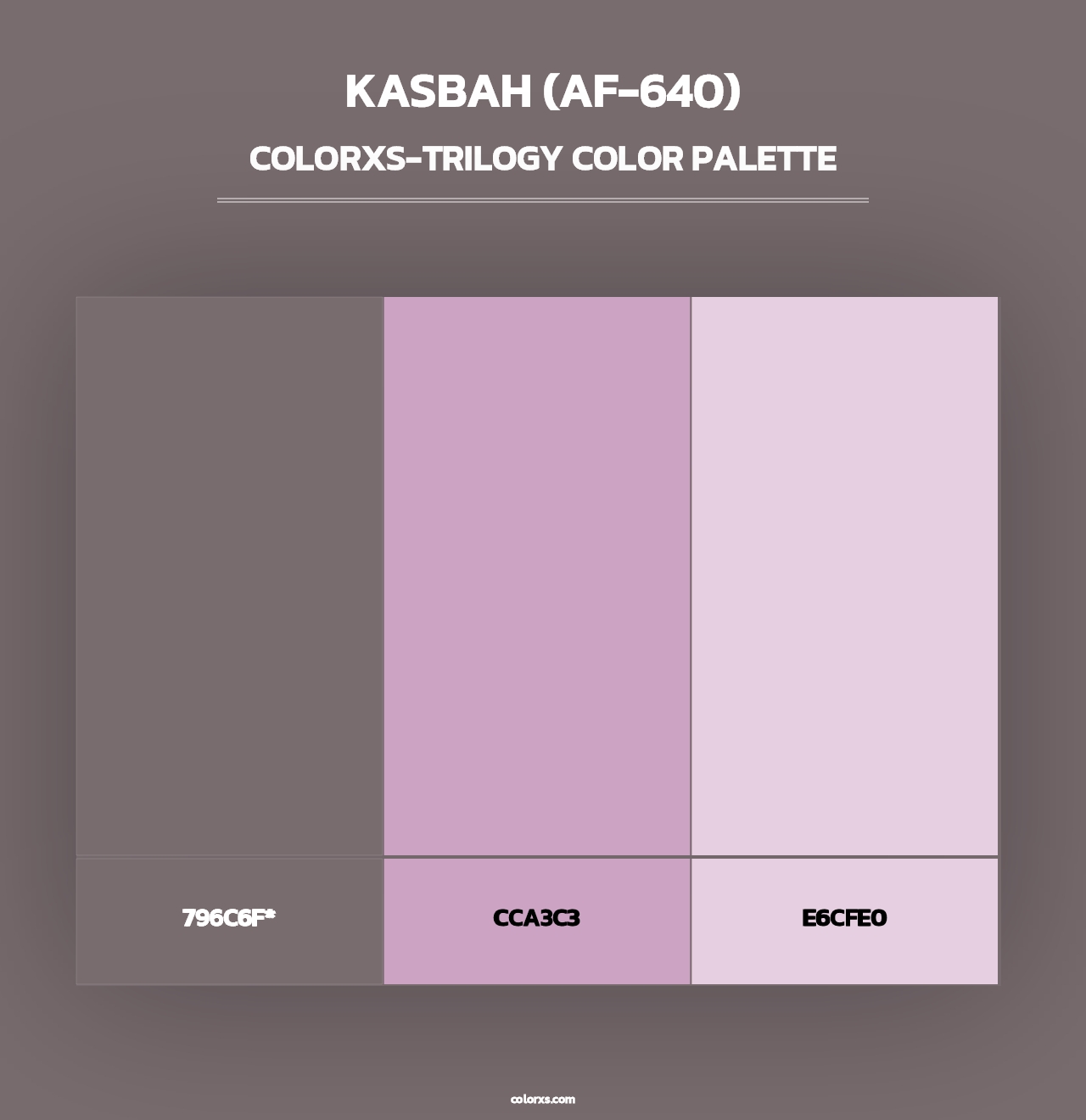 Kasbah (AF-640) - Colorxs Trilogy Palette