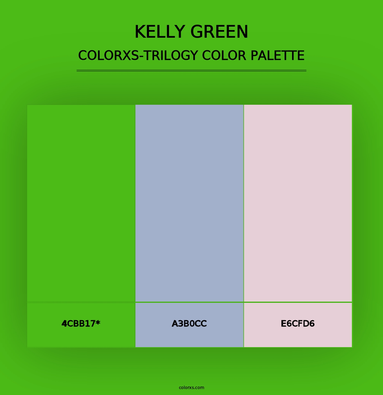 Kelly Green - Colorxs Trilogy Palette