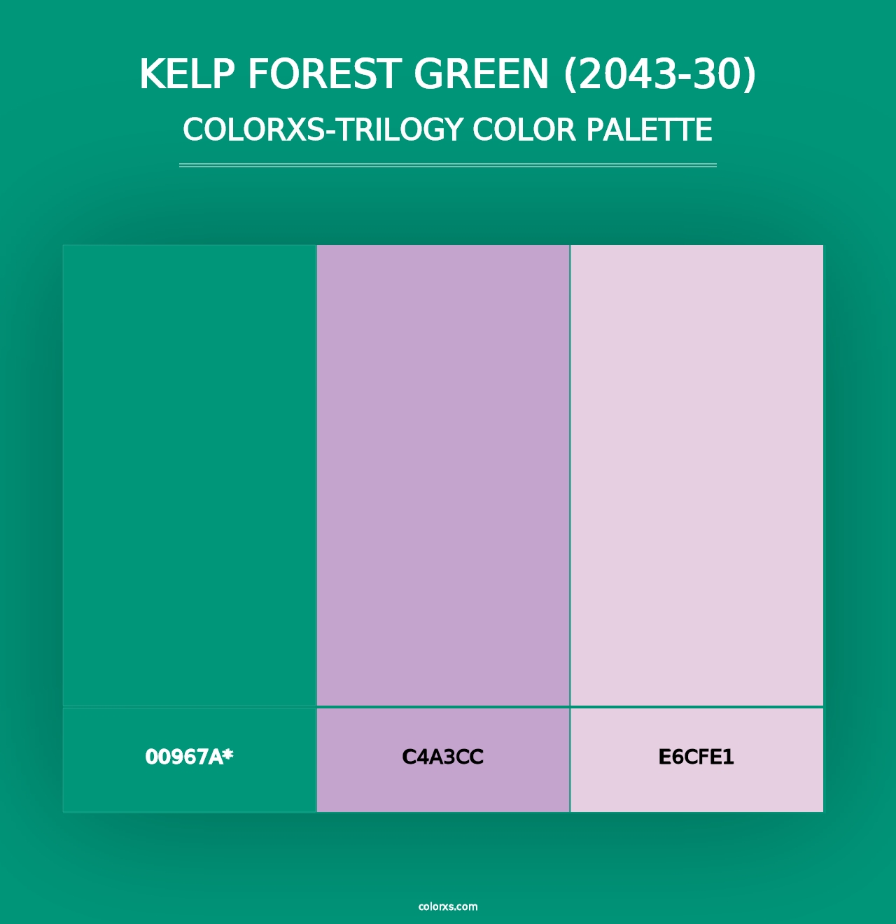 Kelp Forest Green (2043-30) - Colorxs Trilogy Palette