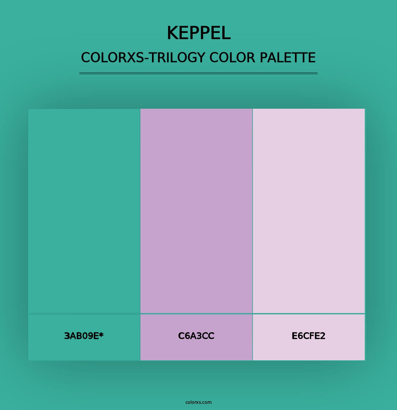 Keppel - Colorxs Trilogy Palette