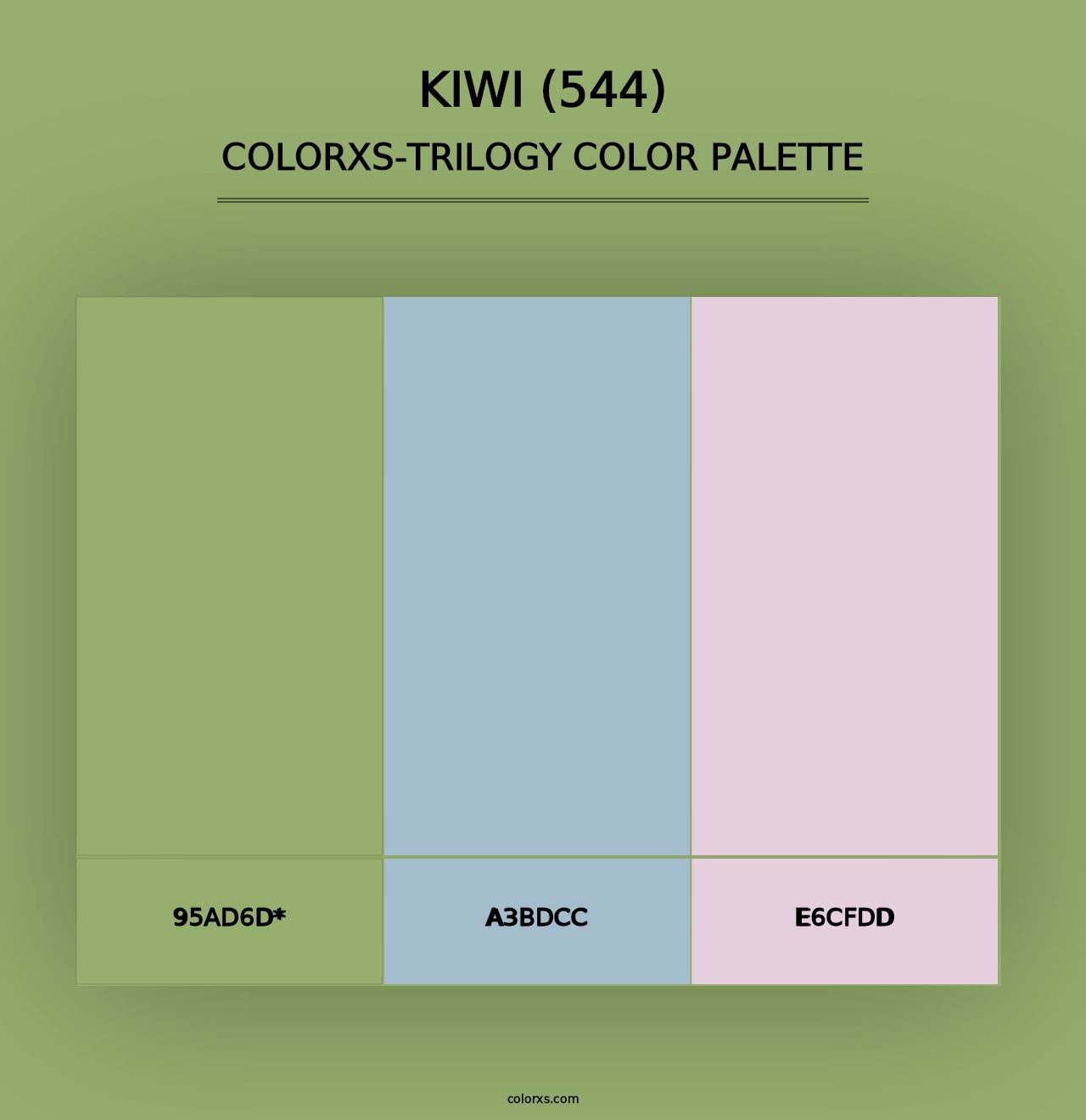 Kiwi (544) - Colorxs Trilogy Palette