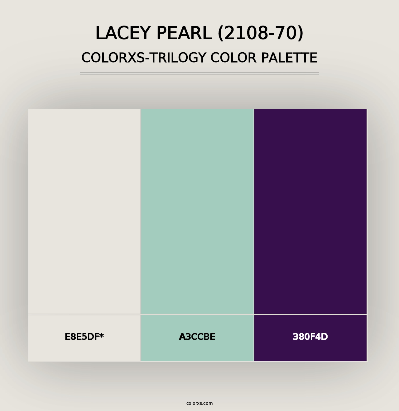 Lacey Pearl (2108-70) - Colorxs Trilogy Palette