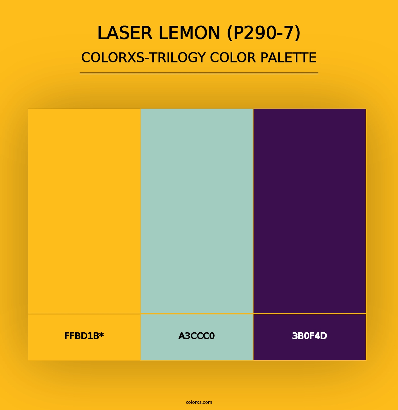 Laser Lemon (P290-7) - Colorxs Trilogy Palette