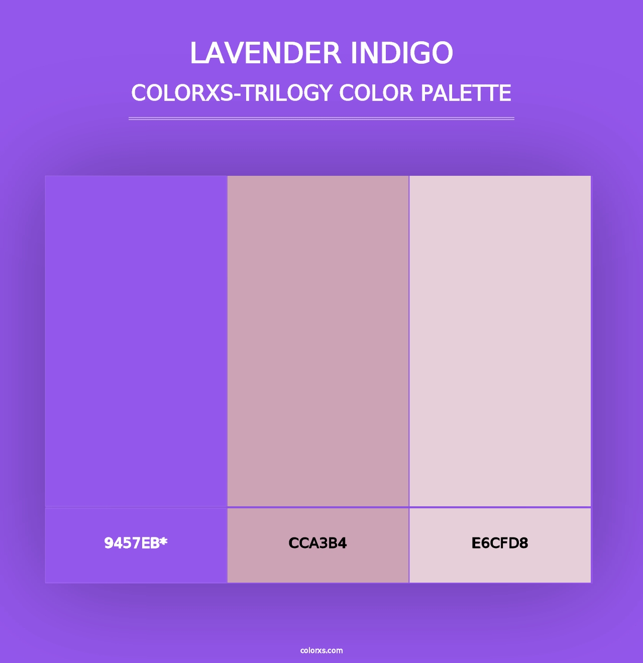 Lavender Indigo - Colorxs Trilogy Palette