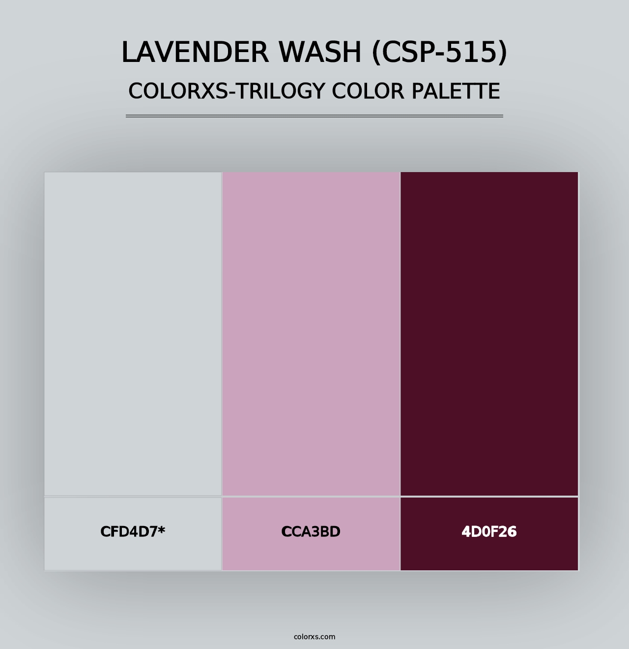 Lavender Wash (CSP-515) - Colorxs Trilogy Palette