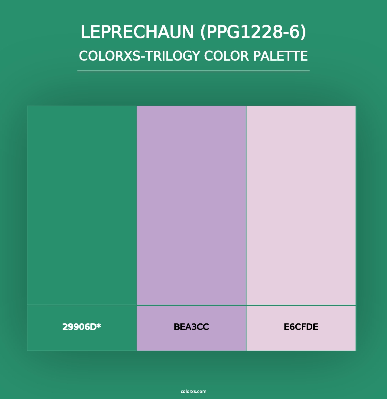 Leprechaun (PPG1228-6) - Colorxs Trilogy Palette