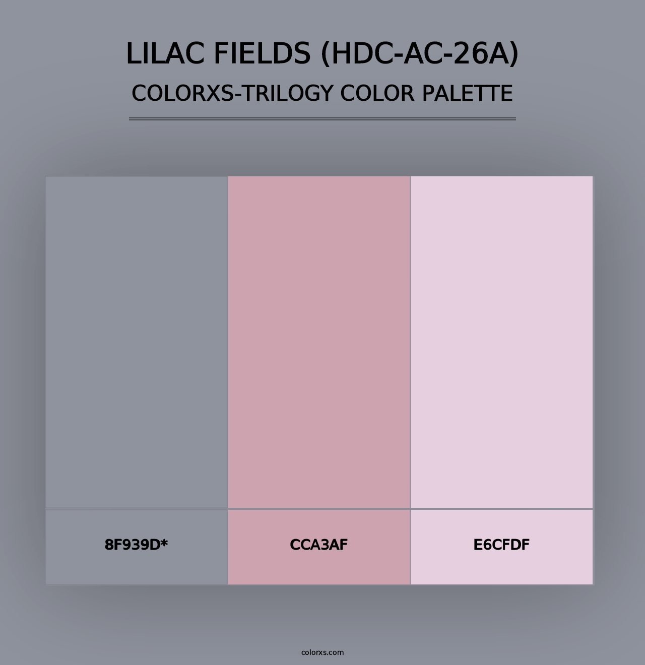 Lilac Fields (HDC-AC-26A) - Colorxs Trilogy Palette