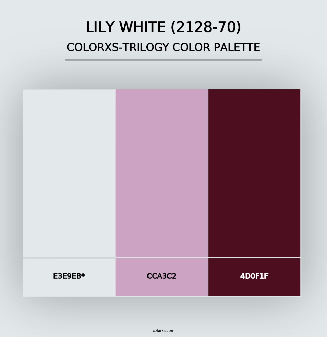 Lily White (2128-70) - Colorxs Trilogy Palette