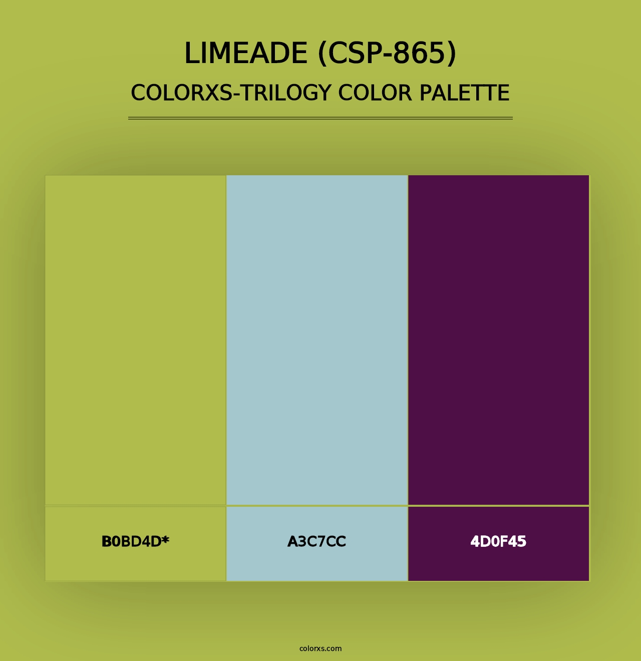 Limeade (CSP-865) - Colorxs Trilogy Palette