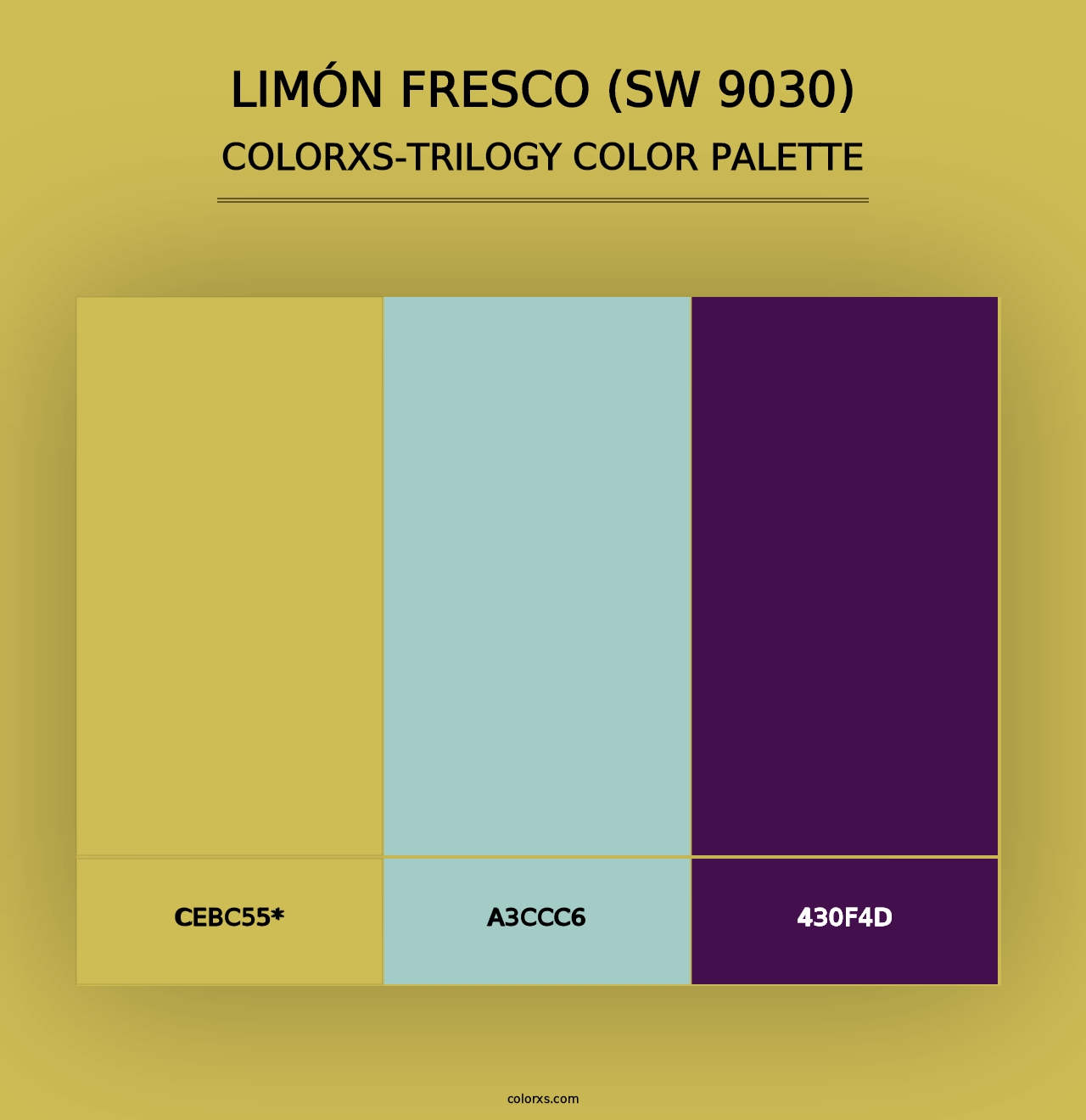 Limón Fresco (SW 9030) - Colorxs Trilogy Palette