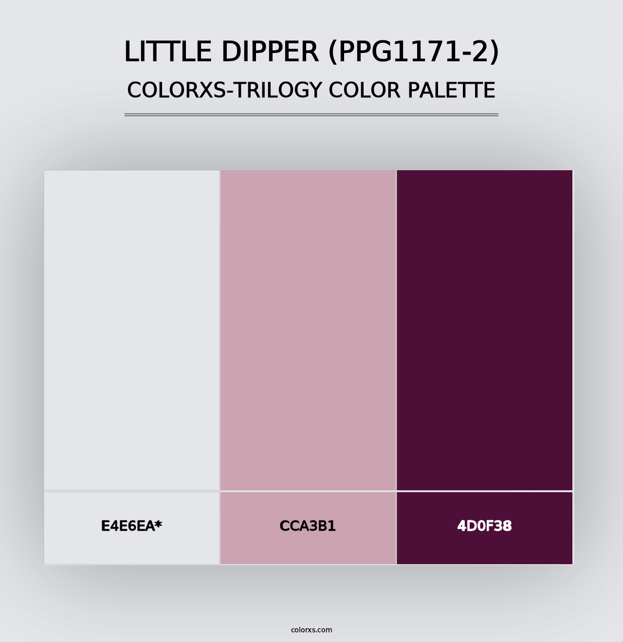 Little Dipper (PPG1171-2) - Colorxs Trilogy Palette