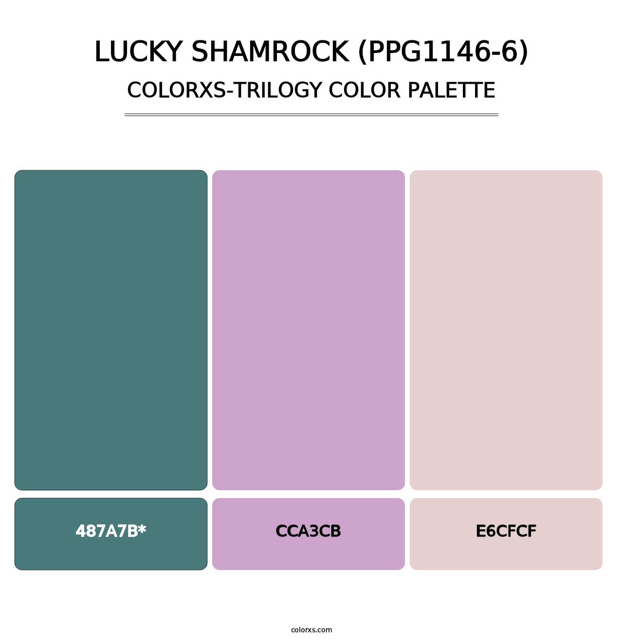 Lucky Shamrock (PPG1146-6) - Colorxs Trilogy Palette