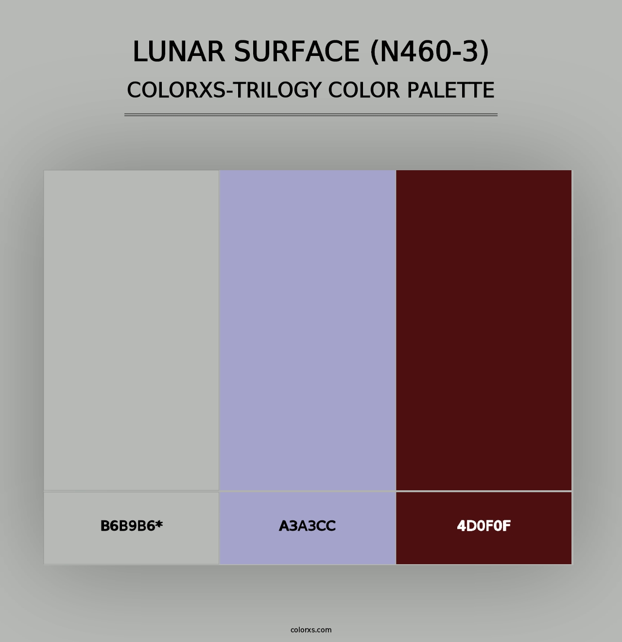 Lunar Surface (N460-3) - Colorxs Trilogy Palette