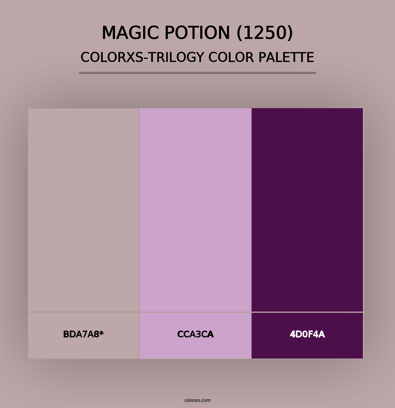 Magic Potion (1250) - Colorxs Trilogy Palette