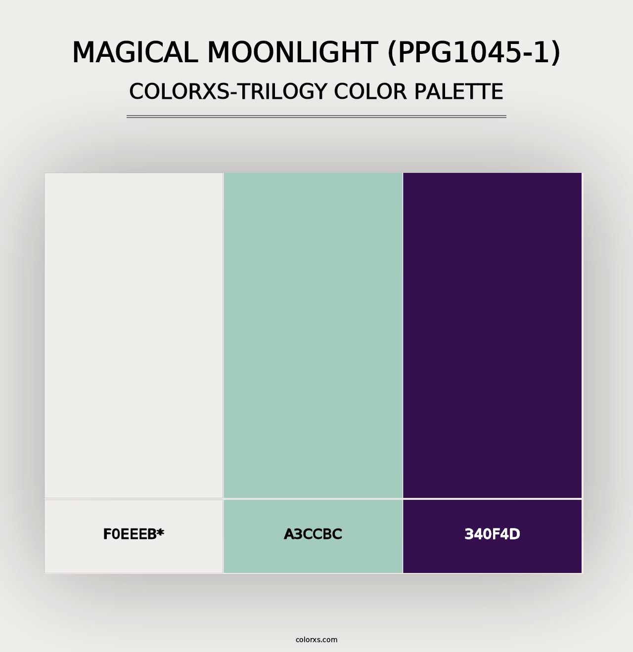 Magical Moonlight (PPG1045-1) - Colorxs Trilogy Palette