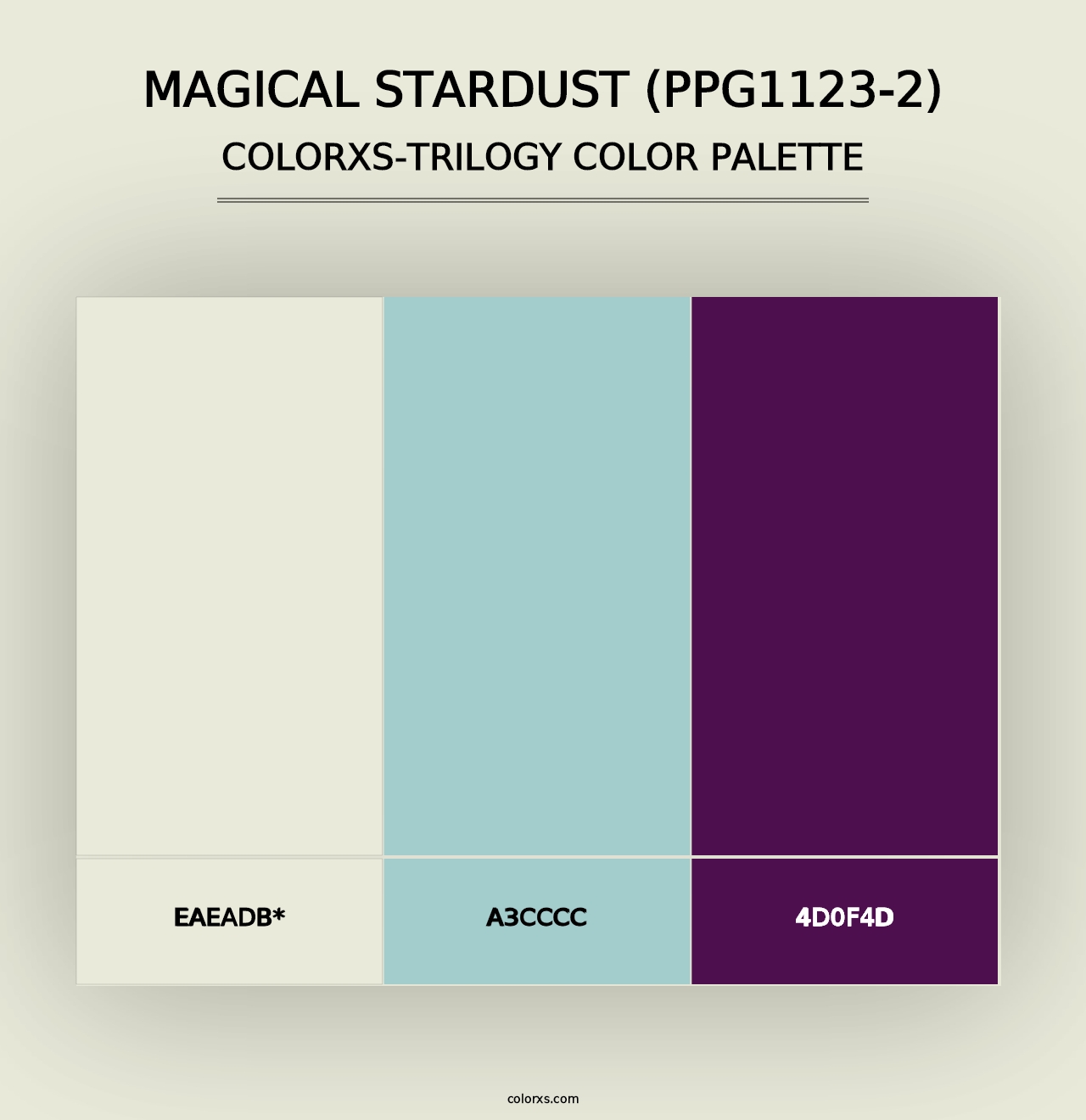 Magical Stardust (PPG1123-2) - Colorxs Trilogy Palette