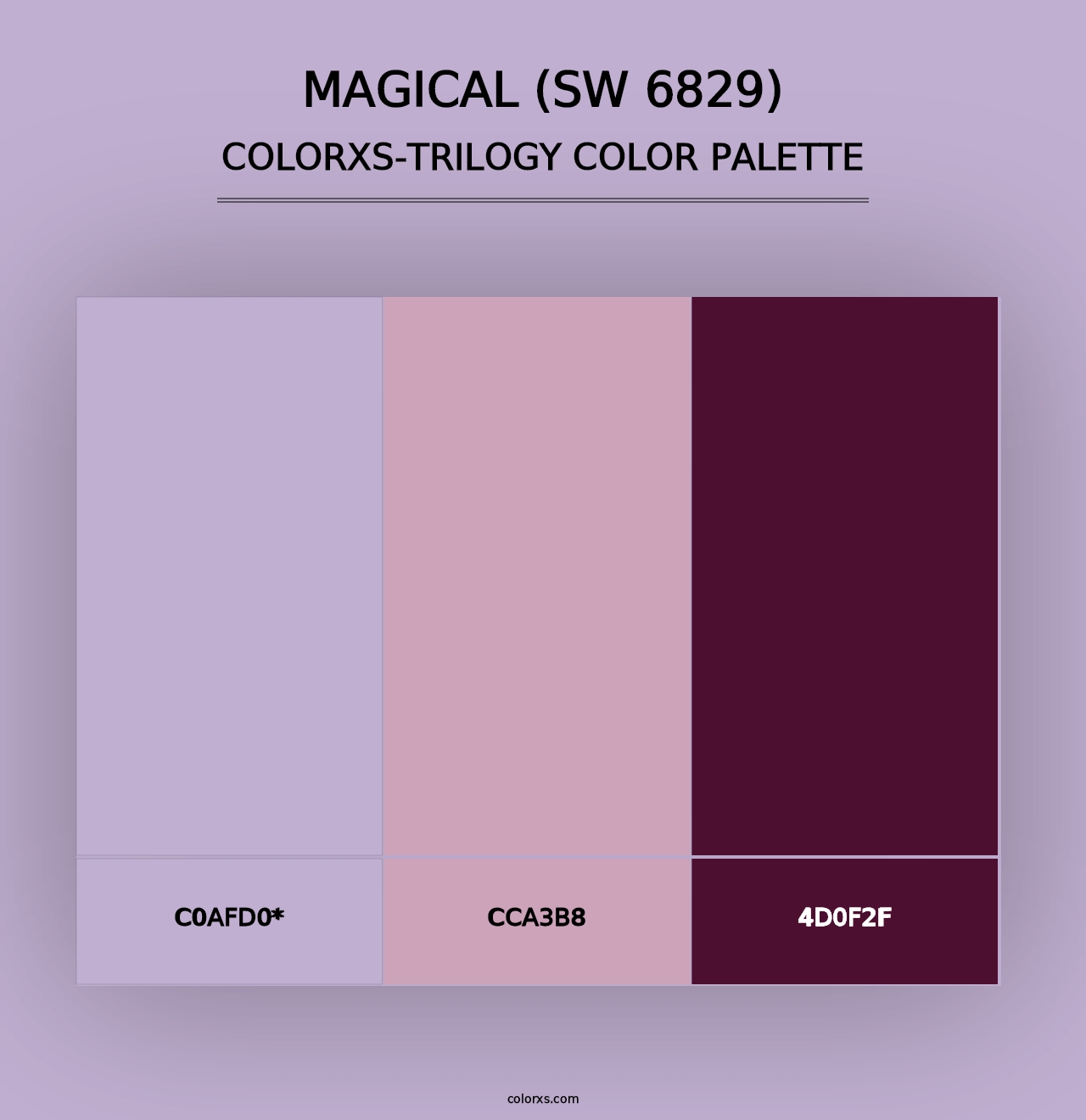 Magical (SW 6829) - Colorxs Trilogy Palette