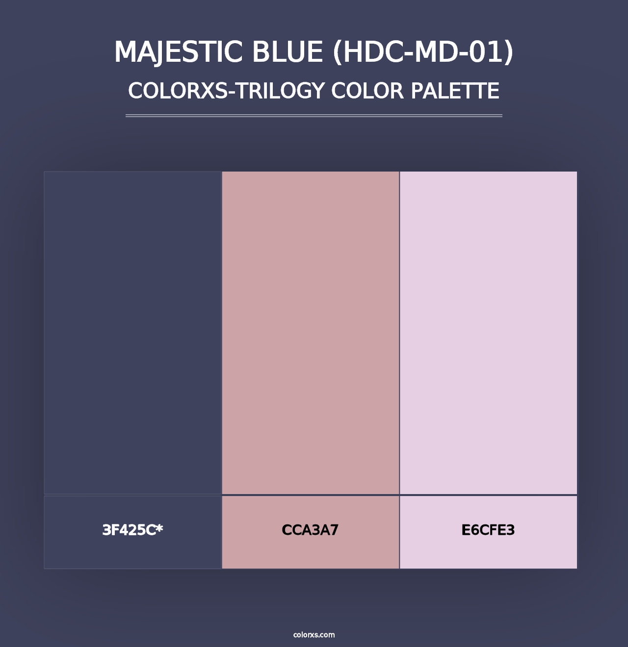 Majestic Blue (HDC-MD-01) - Colorxs Trilogy Palette