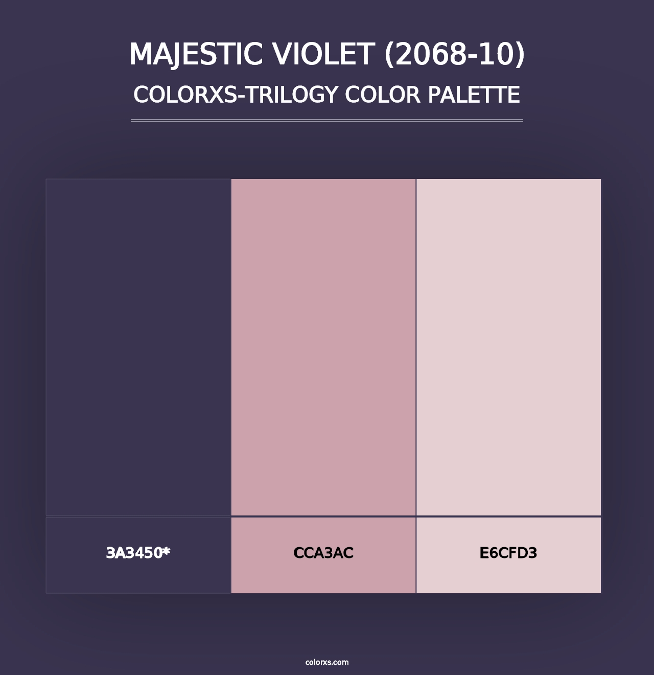 Majestic Violet (2068-10) - Colorxs Trilogy Palette