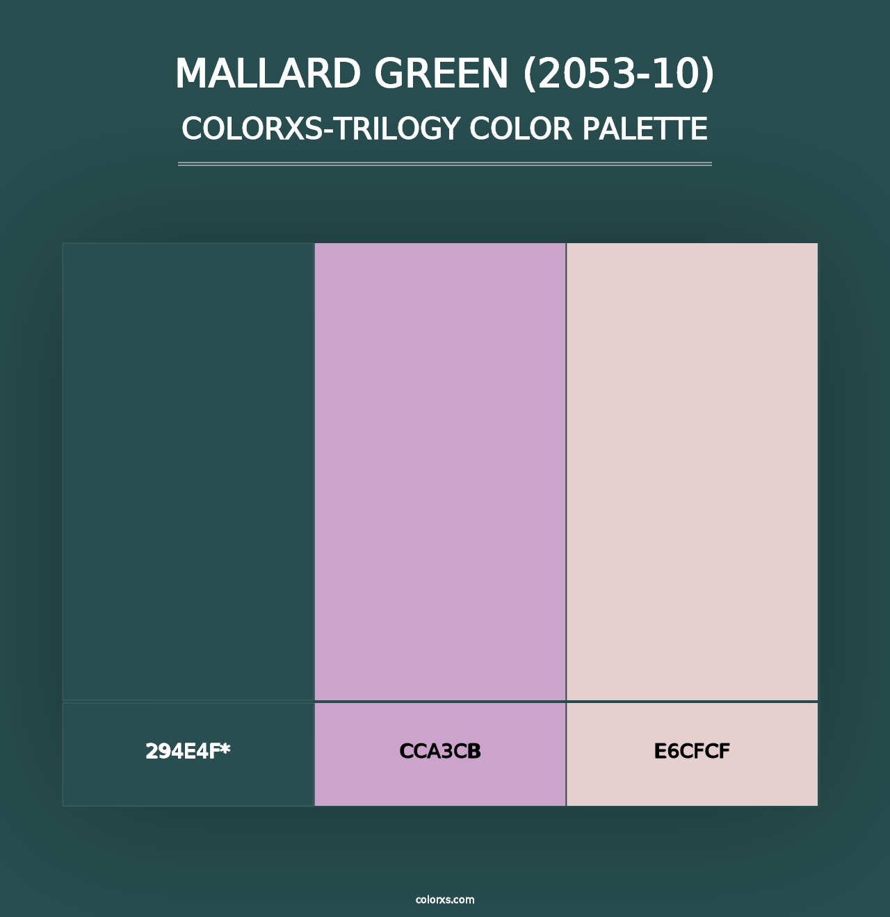 Mallard Green (2053-10) - Colorxs Trilogy Palette