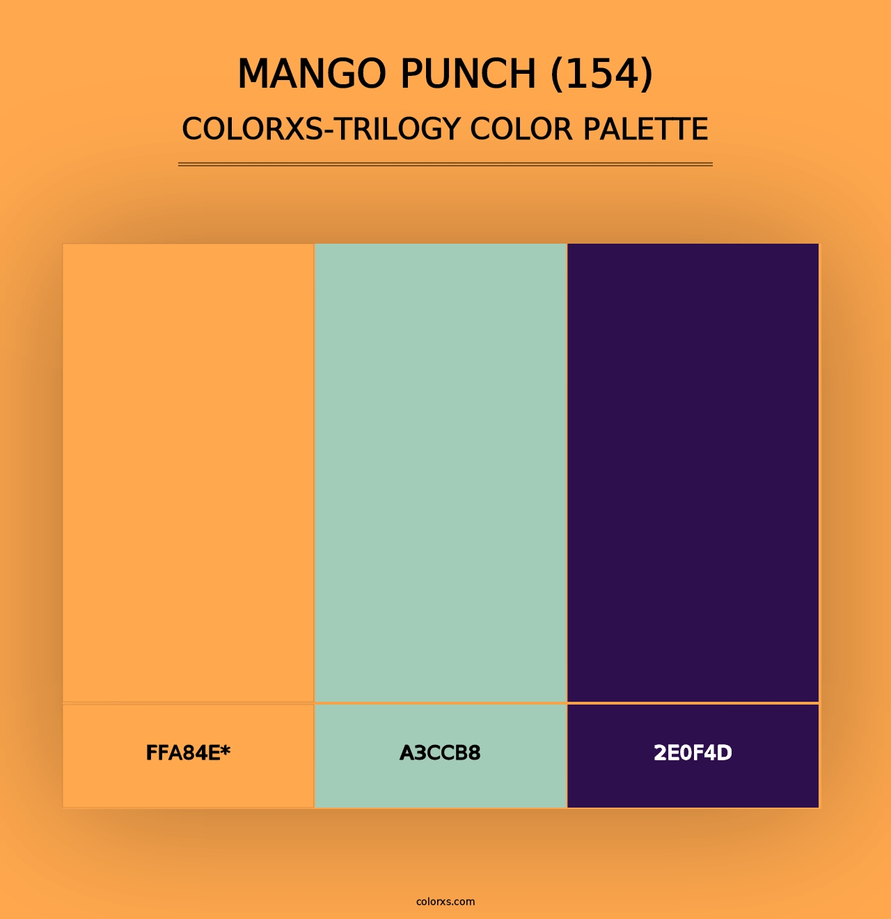 Mango Punch (154) - Colorxs Trilogy Palette