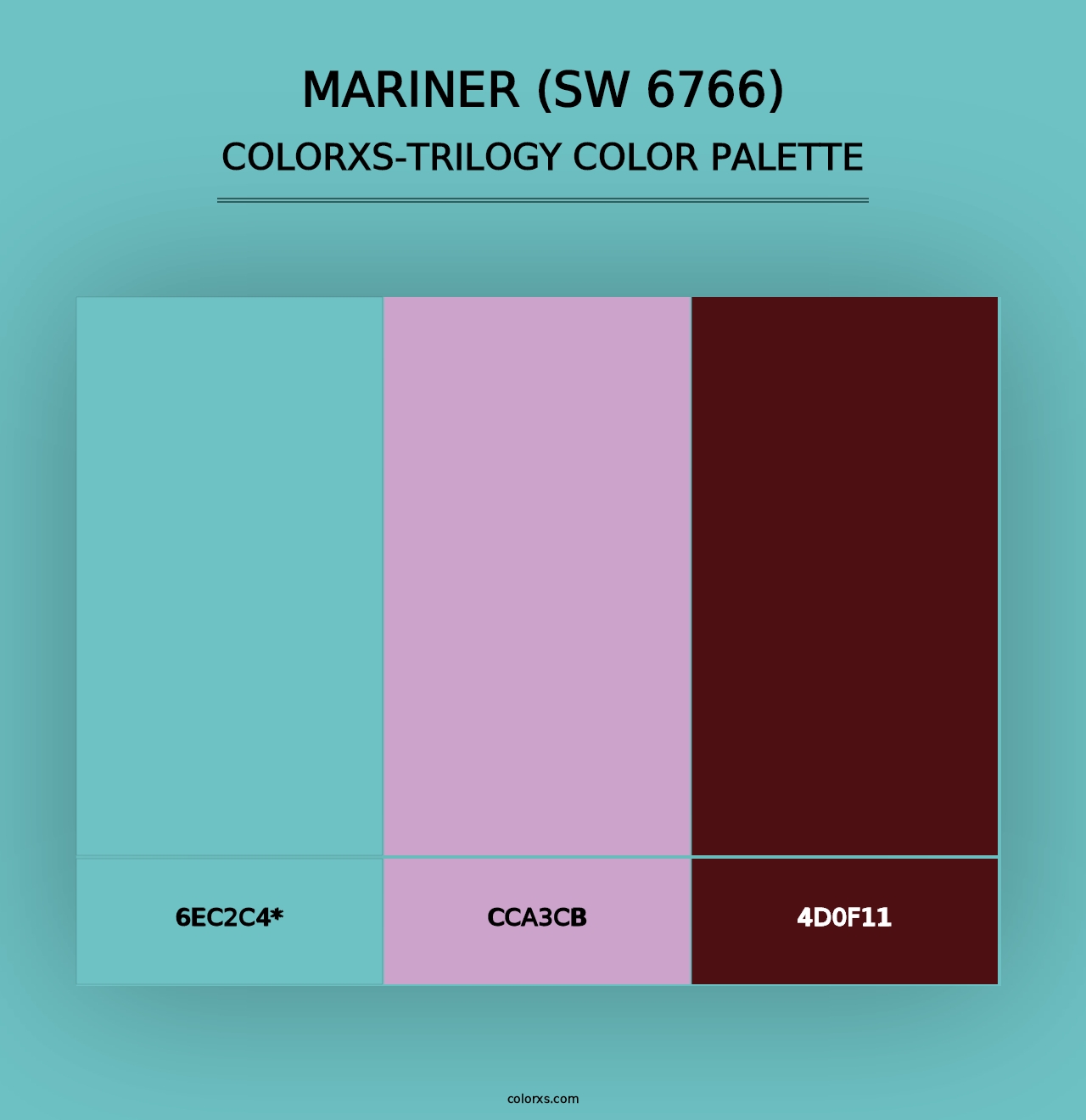 Mariner (SW 6766) - Colorxs Trilogy Palette