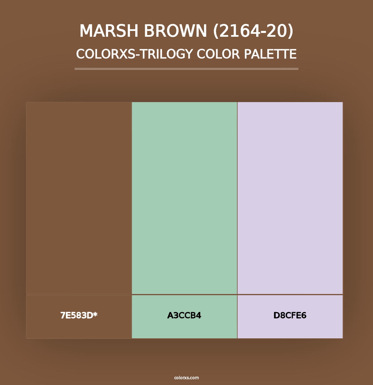 Marsh Brown (2164-20) - Colorxs Trilogy Palette