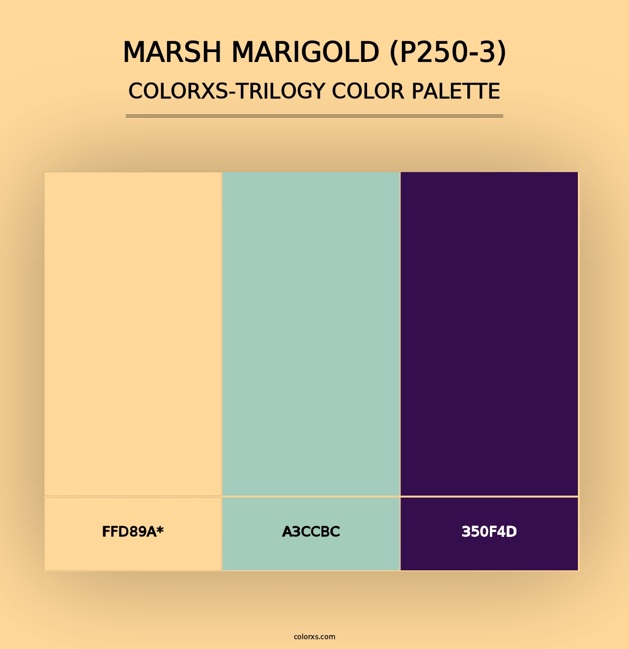 Marsh Marigold (P250-3) - Colorxs Trilogy Palette