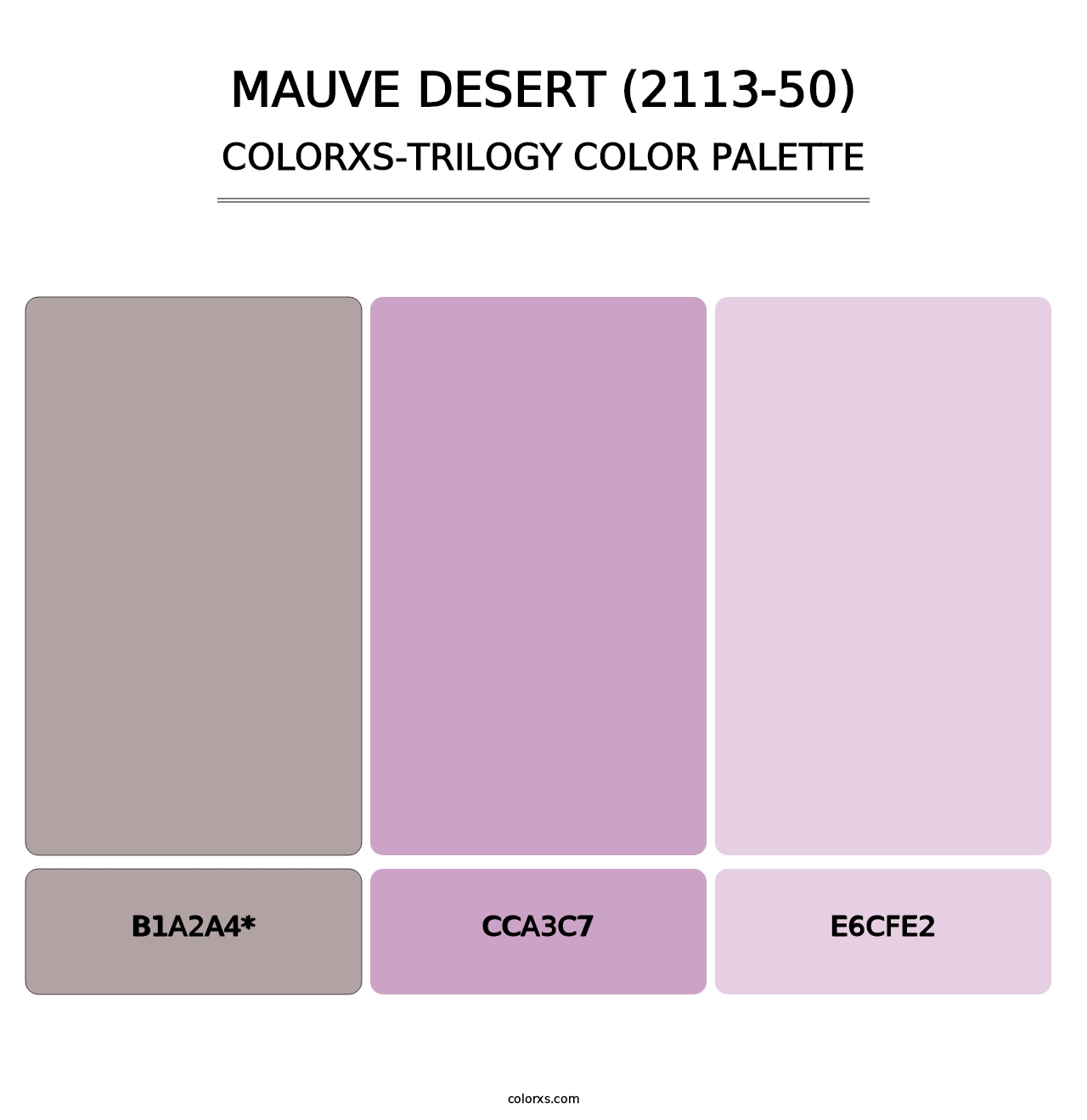 Mauve Desert (2113-50) - Colorxs Trilogy Palette