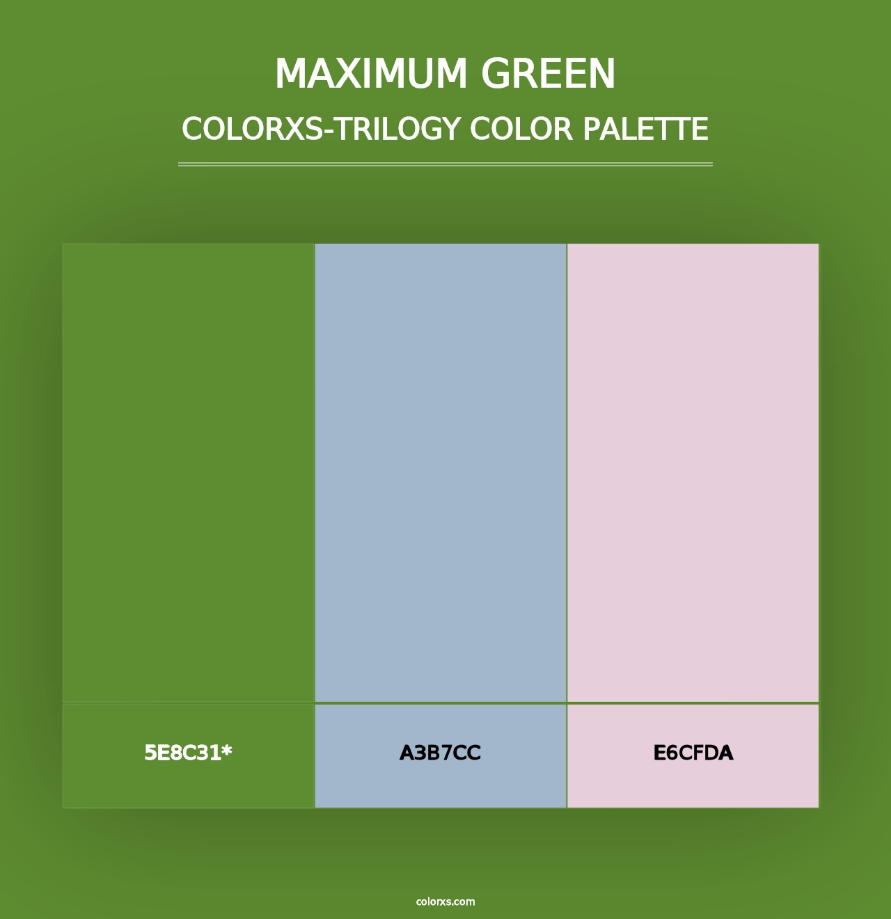 Maximum Green - Colorxs Trilogy Palette