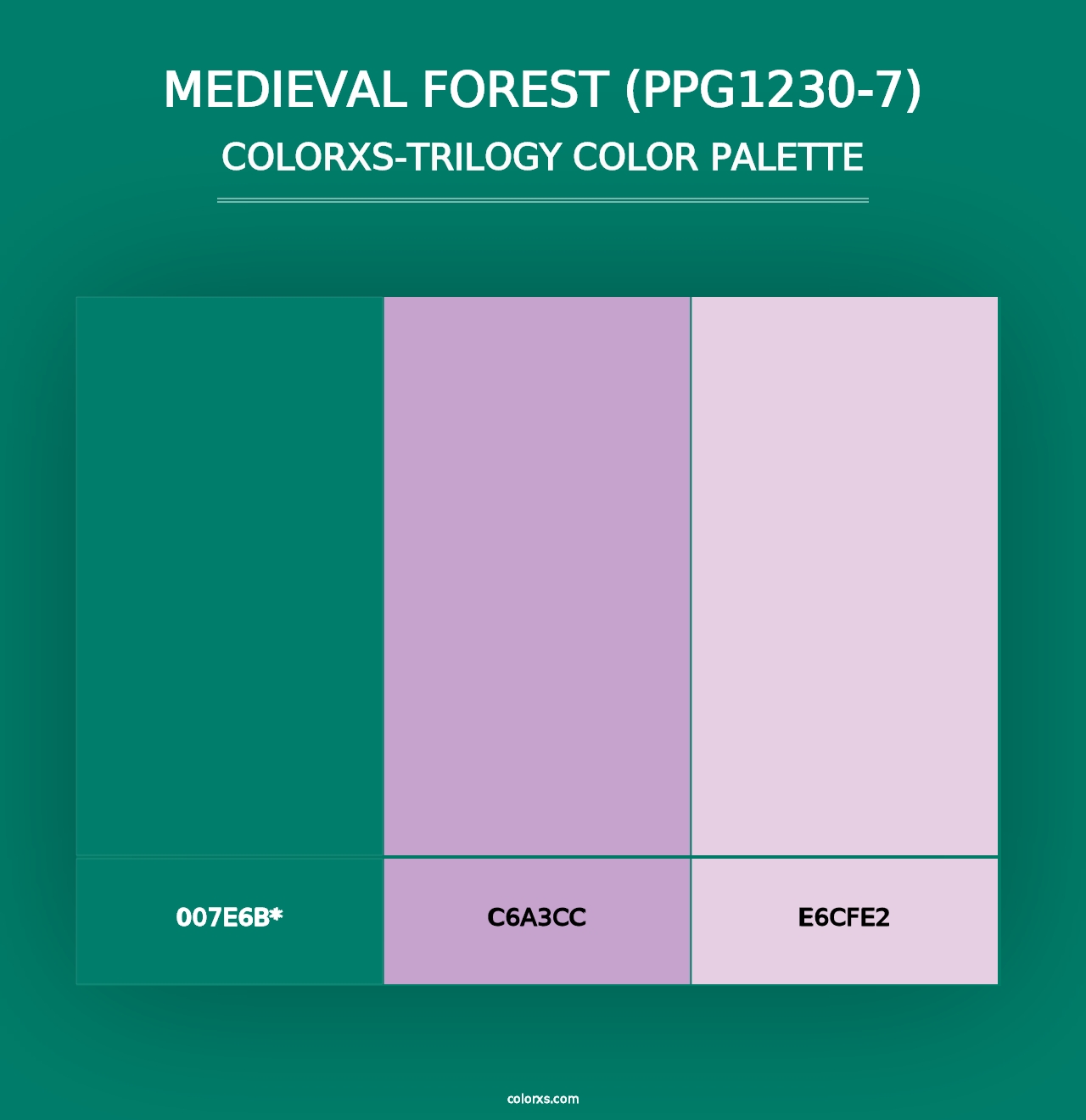 Medieval Forest (PPG1230-7) - Colorxs Trilogy Palette