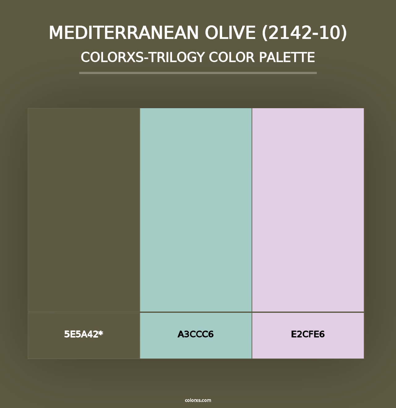 Mediterranean Olive (2142-10) - Colorxs Trilogy Palette