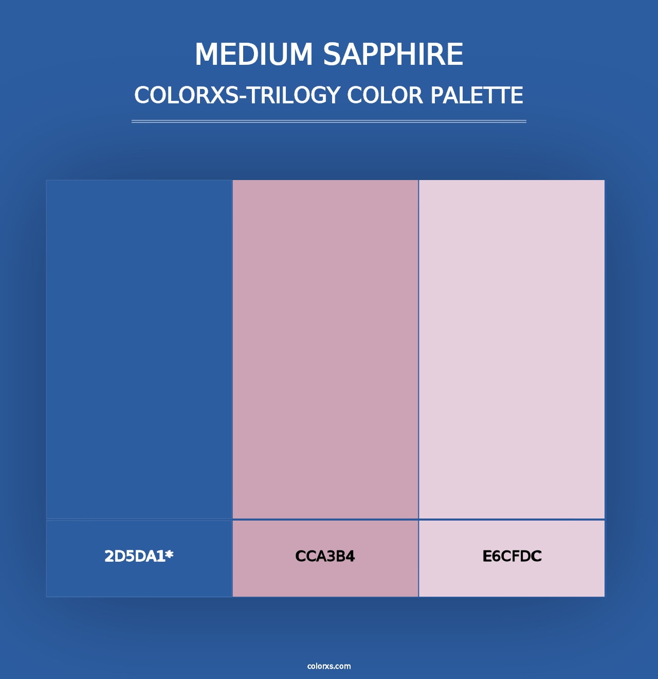 Medium Sapphire - Colorxs Trilogy Palette