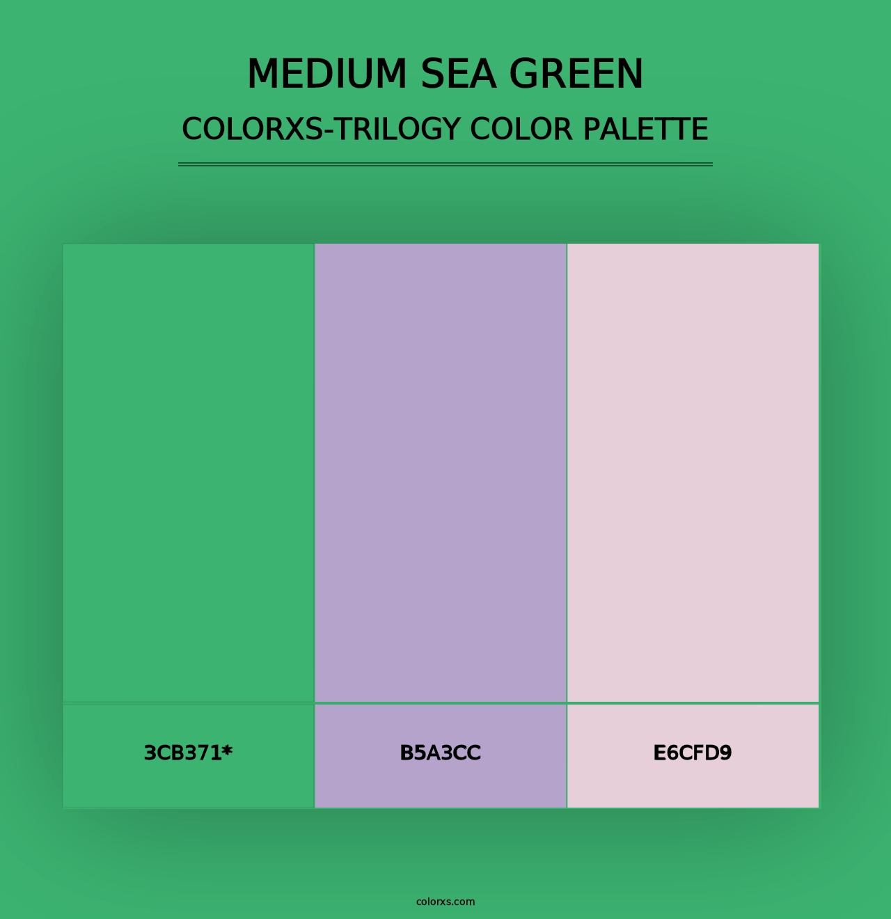 Medium Sea Green - Colorxs Trilogy Palette