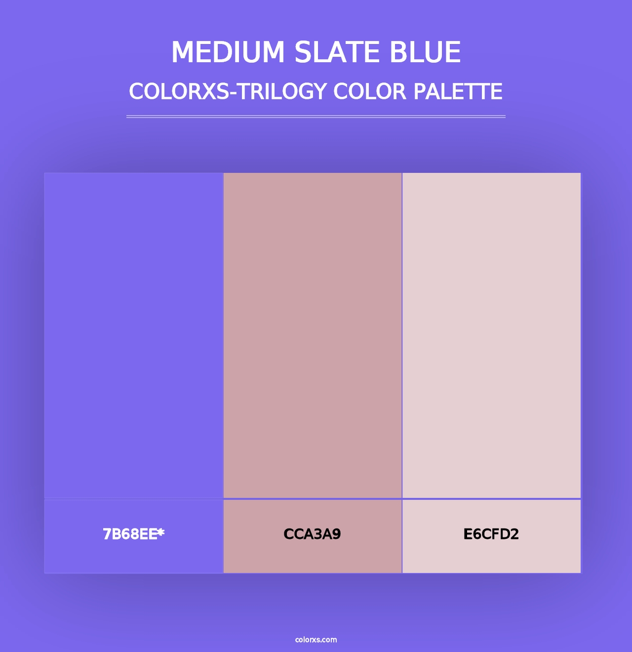 Medium Slate Blue - Colorxs Trilogy Palette