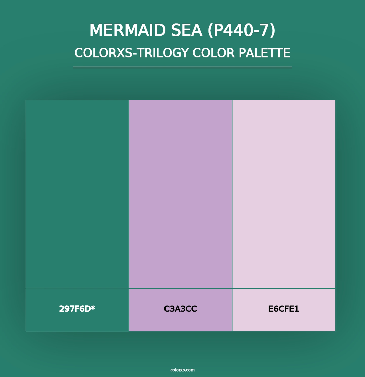 Mermaid Sea (P440-7) - Colorxs Trilogy Palette