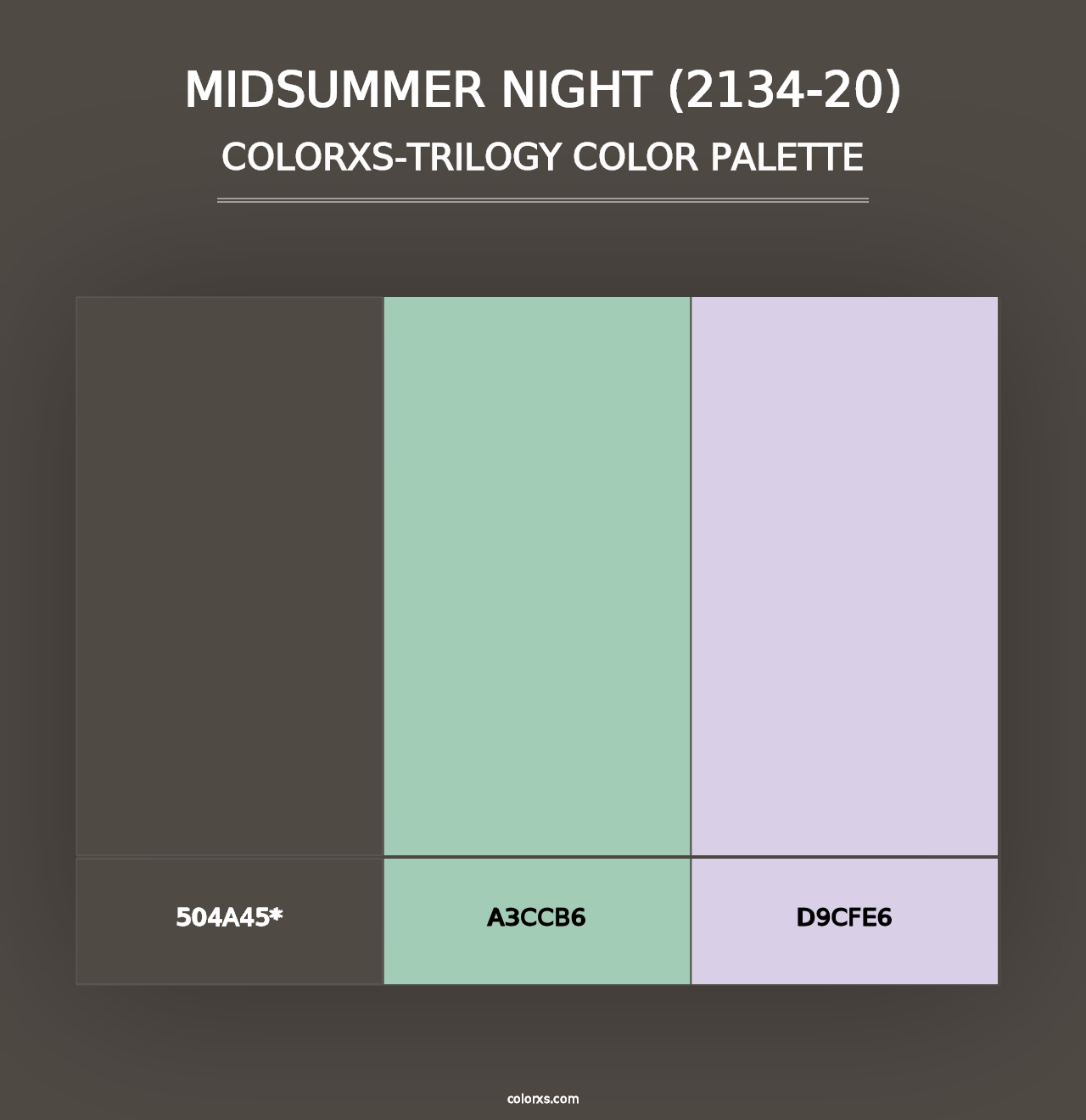 Midsummer Night (2134-20) - Colorxs Trilogy Palette