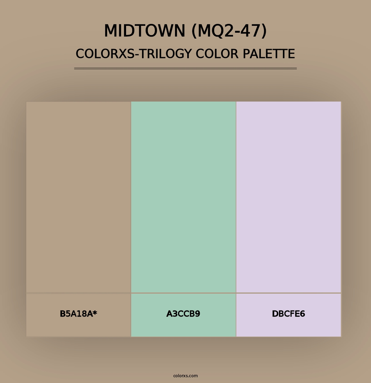 Midtown (MQ2-47) - Colorxs Trilogy Palette